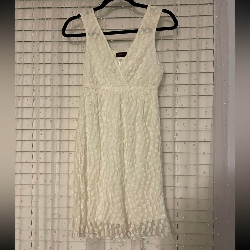 White Polka Dot Dress
